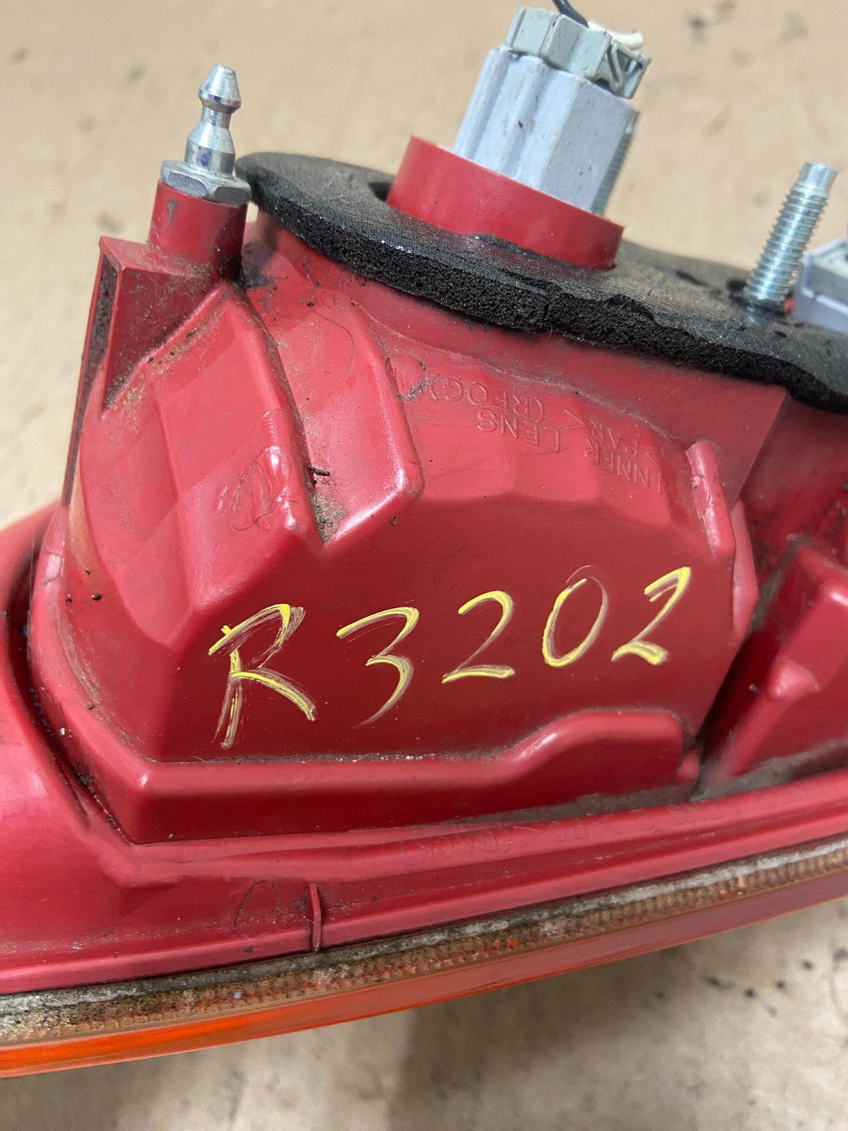 2008-2015 Mitsubishi Lancer Inner Tail Light Right Passenger Red R3202 DW5