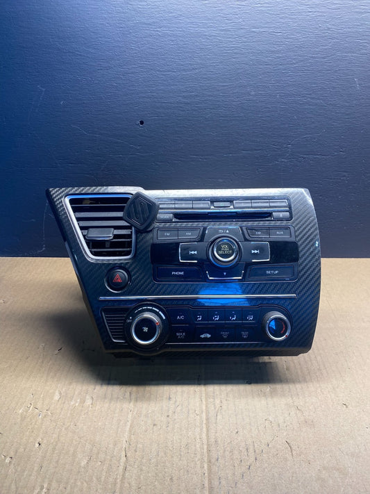 2013 Honda Civic SI EX/EX-L Radio AM/FM Climate Control Air Vent Bezel AB4312 DG0