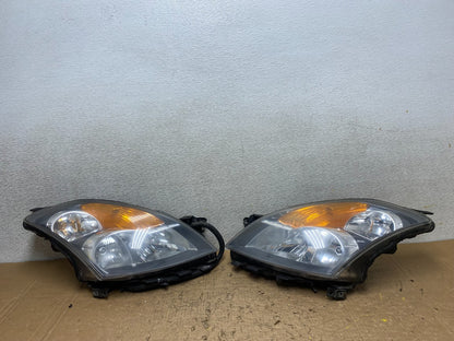 Sedan 2007 2008 2009 Nissan Altima Left+Right Set Headlights V8591 DW0