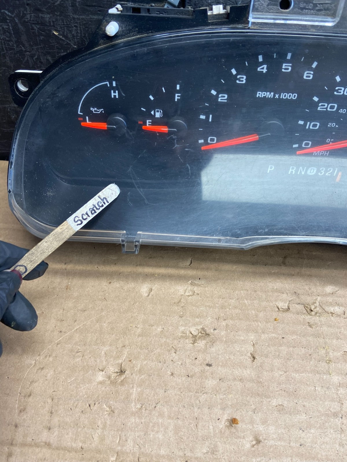 2006 Ford E350 Gauge Speedometer Cluster af2642 DG1
