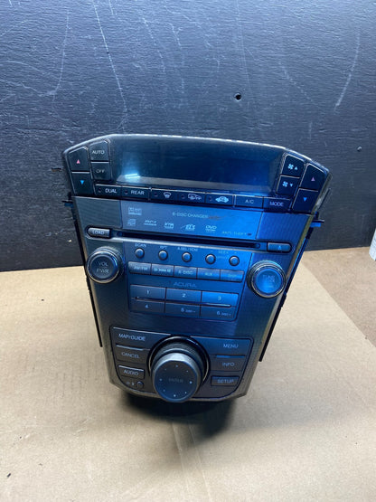 2007 to 2009 Acura Mdx Radio Stereo 6 CD Player Climate Control Pan OE af9305 DG0