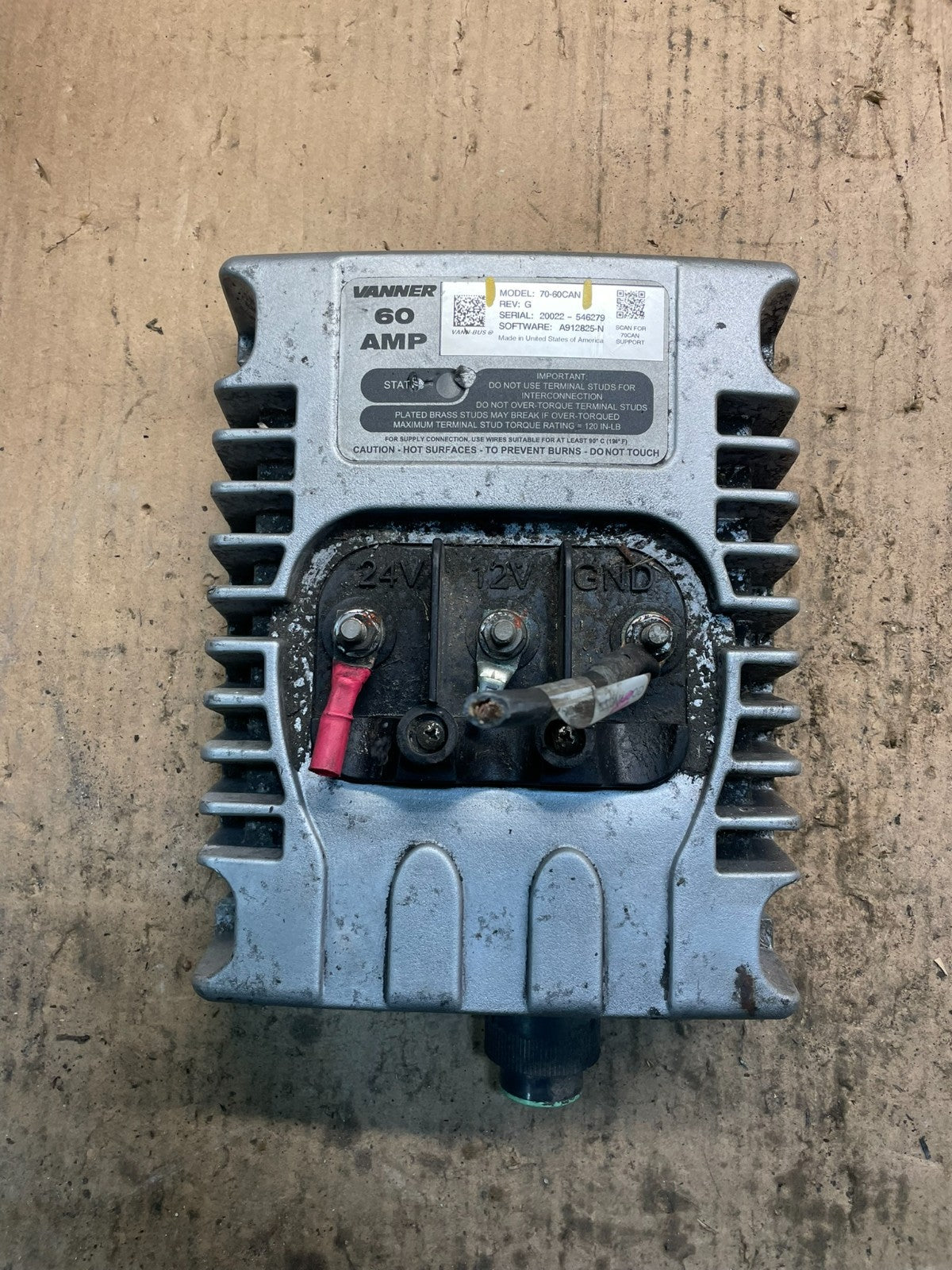 VANNER 60 AMP 70-60CAN 10340-730867 A912825-1 T2592 PS0