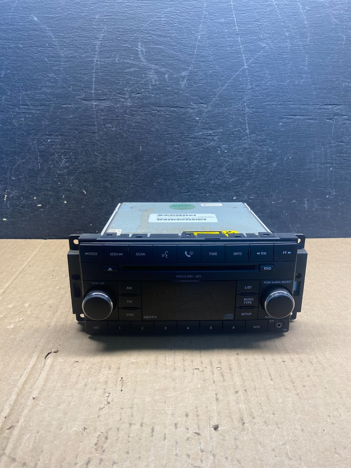 2007-2012 Chrysler Dodge Jeep Ram Radio CD MP3 AUX Receiver AG3765 DG0