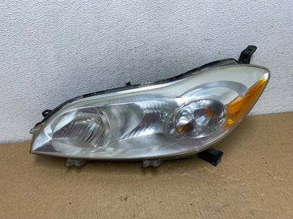 2009 to 2014 Toyota Matrix Left Driver LH Side Halogen Headlight AF7366 DW0