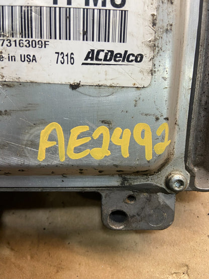 2008 Chevrolet Silverado 2500 5.3L Engine Control Module ECM ECU AE2492 DG3