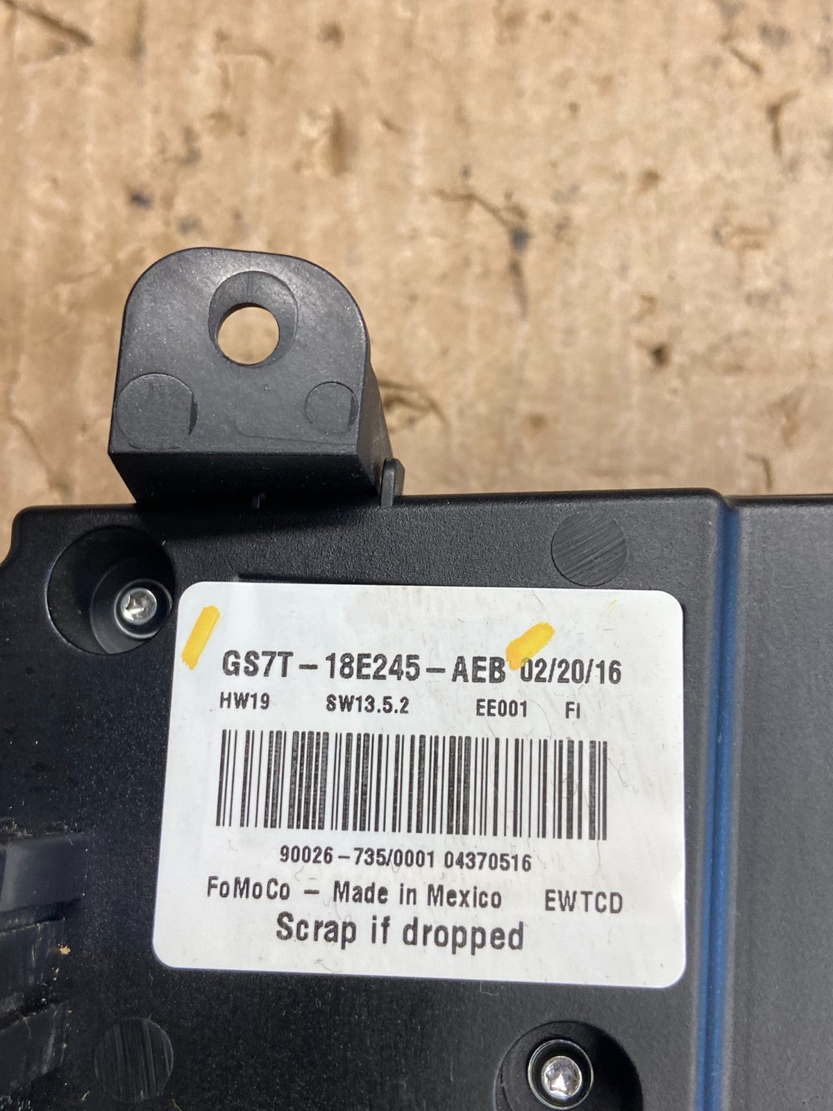 2016 to 2020 Ford Fusion Radio Climate Control A/C Control ae4146 DG5