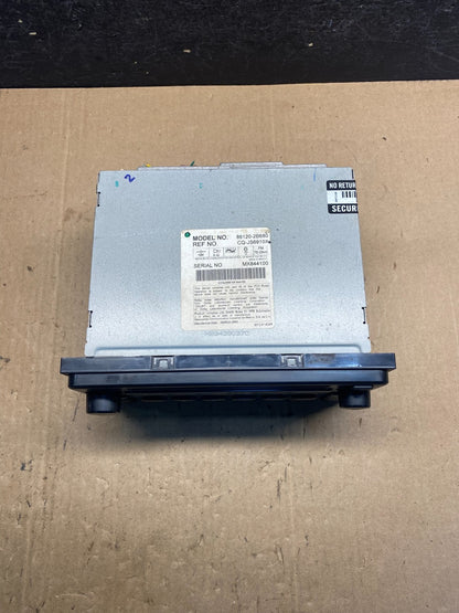2001 to 2003 Toyota Highlander AM/FM CD Player Radio AE7812 DG3