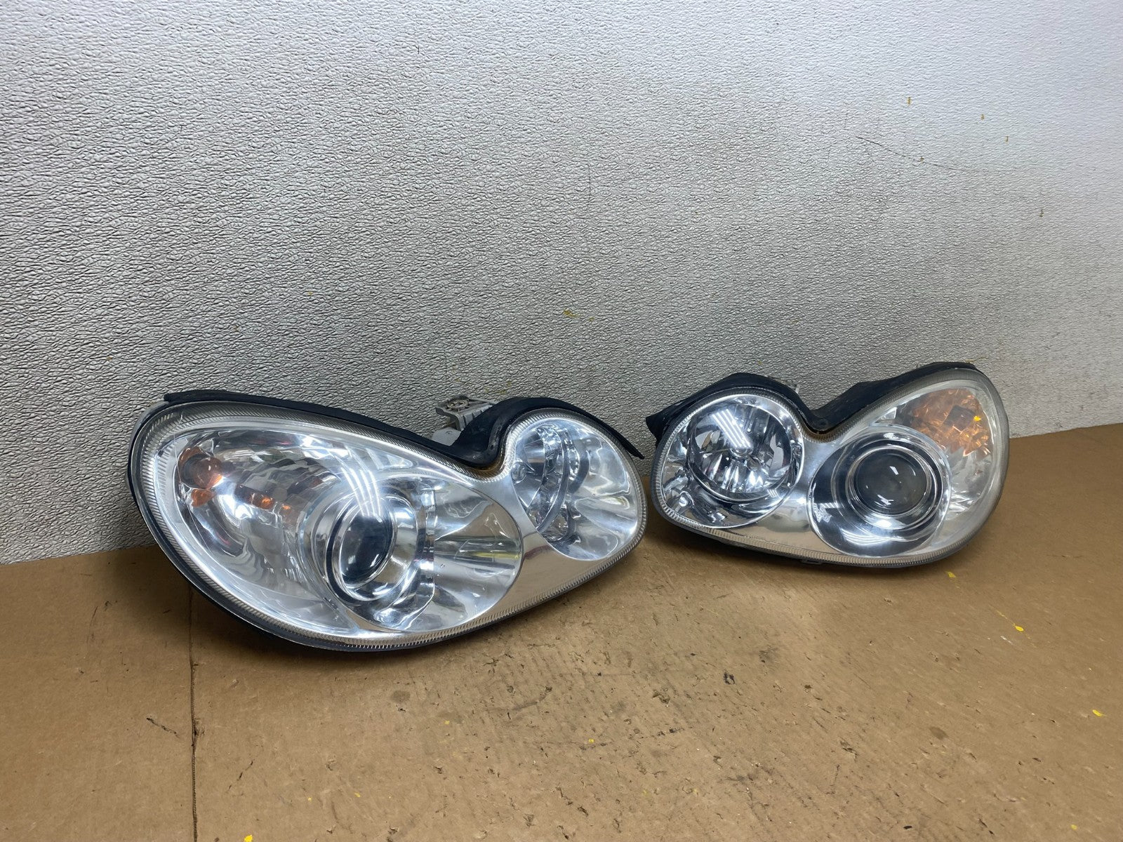 2002 - 2005 Hyundai Sonata Left+Right Headlights Halogen Oem Z7887 DW2