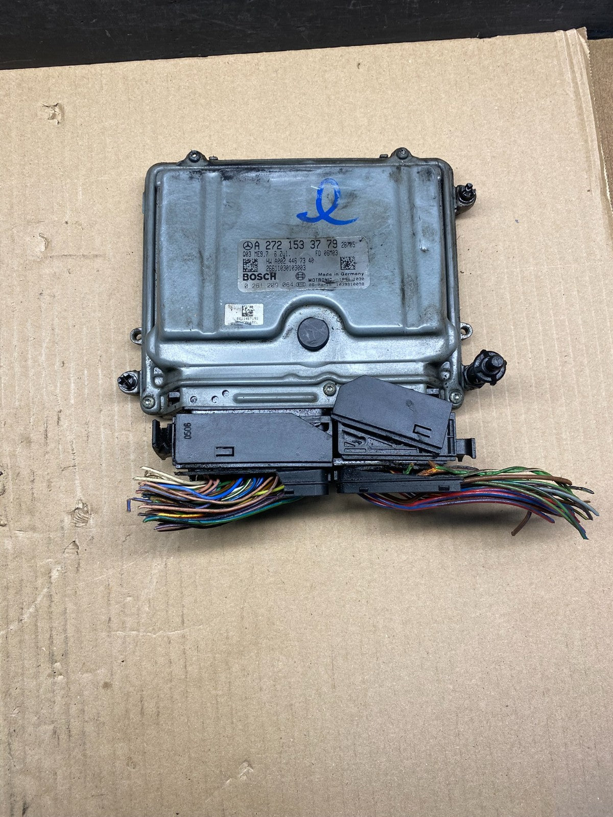 2006-2009 Mercedes E350 CLK350 ECU ECM Engine Control Module ai7260 DG0