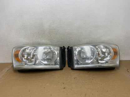 2006 to 2008 Dodge Ram Left+Right Side Set Halogen Headlights AH8426 DW0