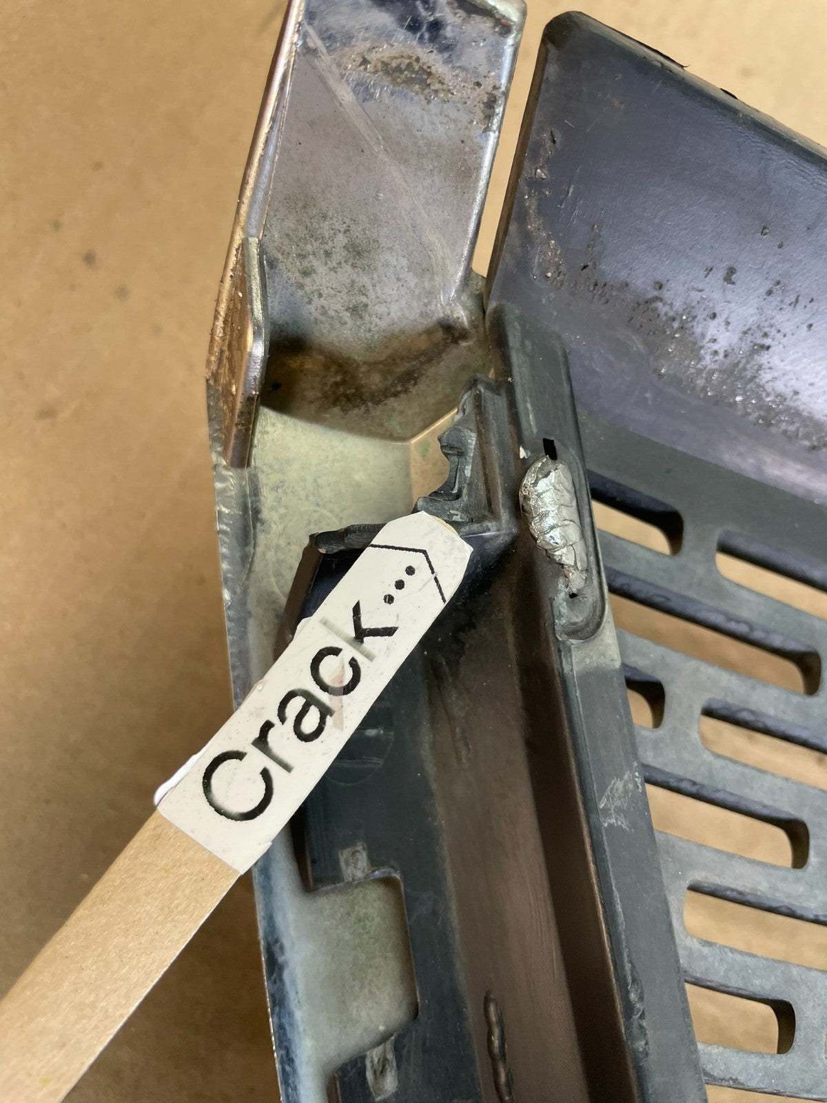 2007 to 2012 GMC Acadia Front Upper Grill Grille AH6561 DG4