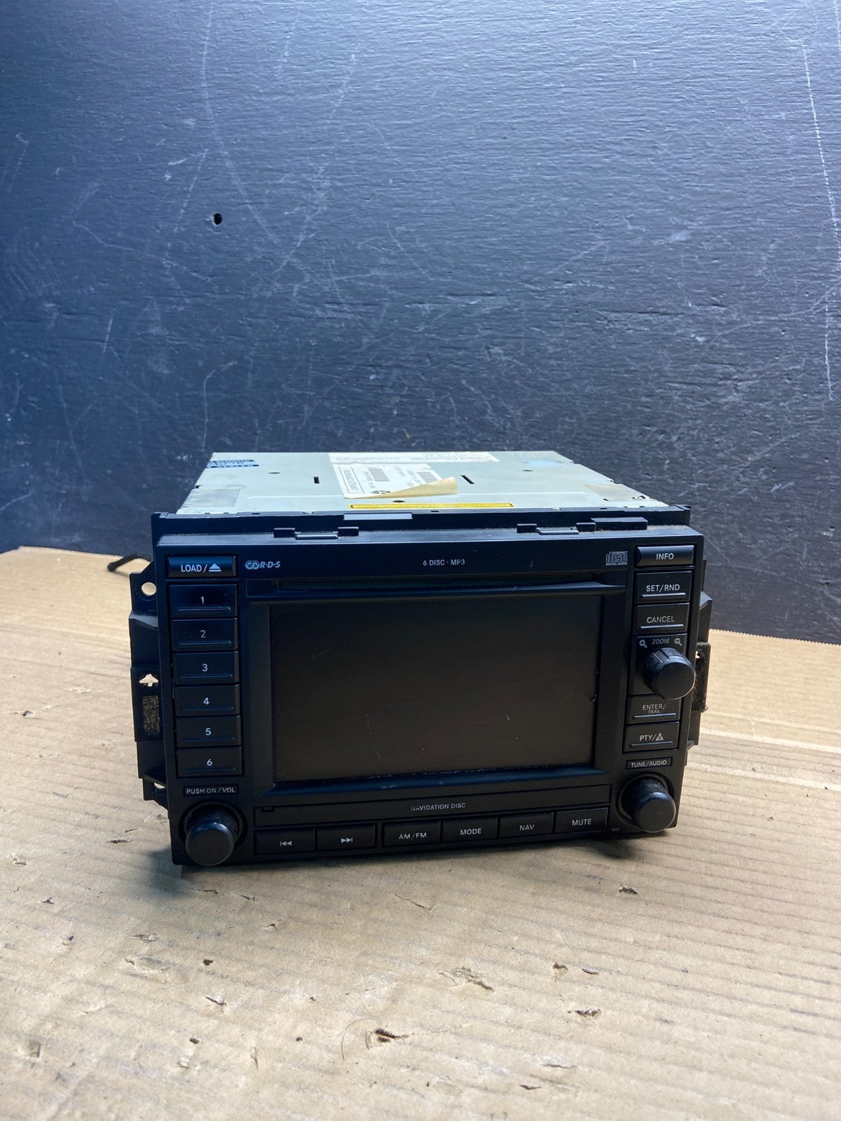 2005 2007 Jeep Dodge Chrysler Screen Display CD Player Satellite Radio AE2562 DG0