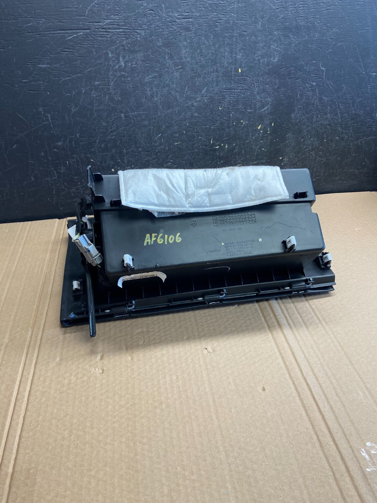 2013 to 2019 Lincoln MKZ Dash Glove Box Storage Compartment AF6106 DG4