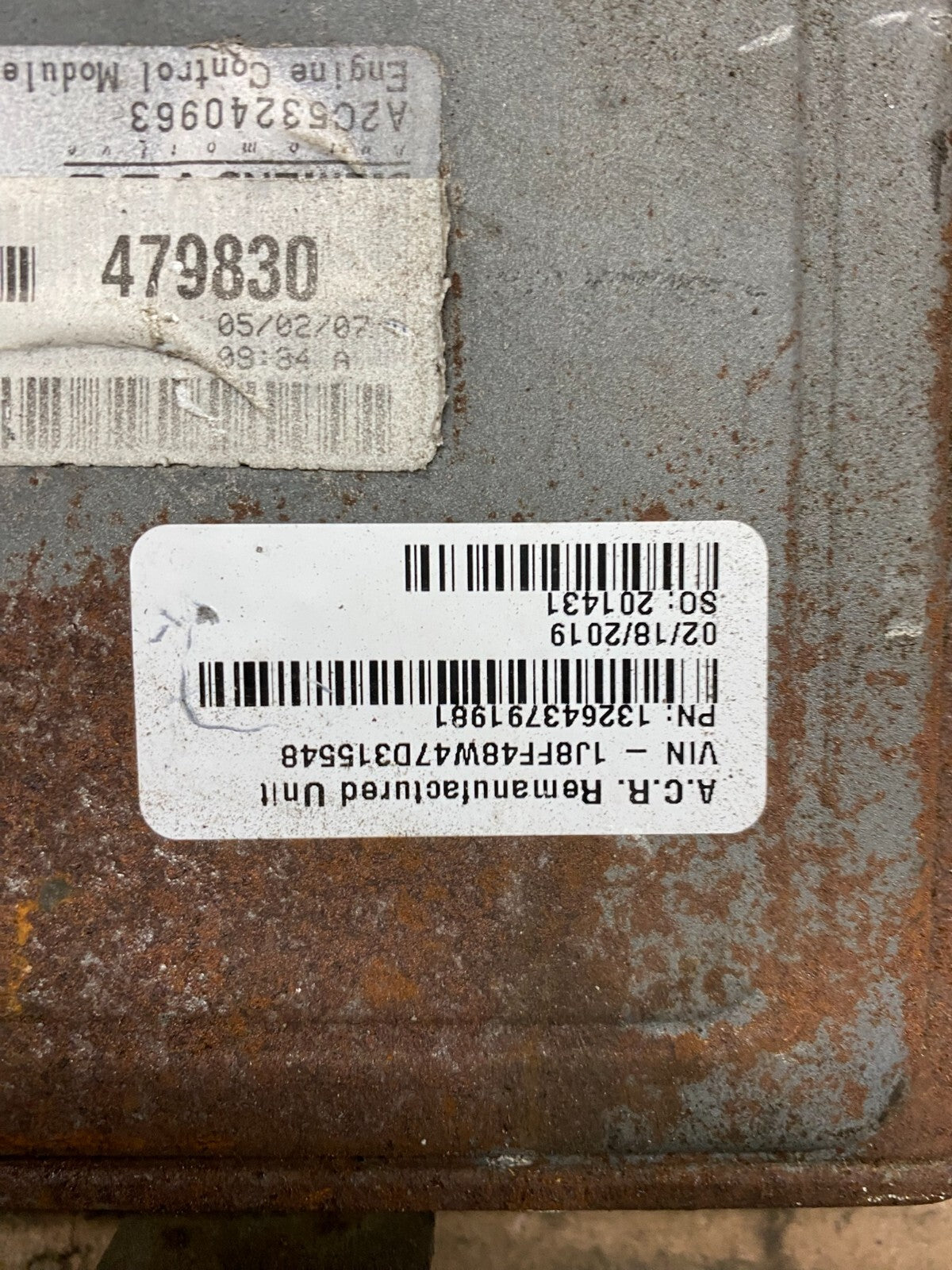 2007 to 2010 Dodge Caliber Computer Brain Engine Control ECM G8247 PS3