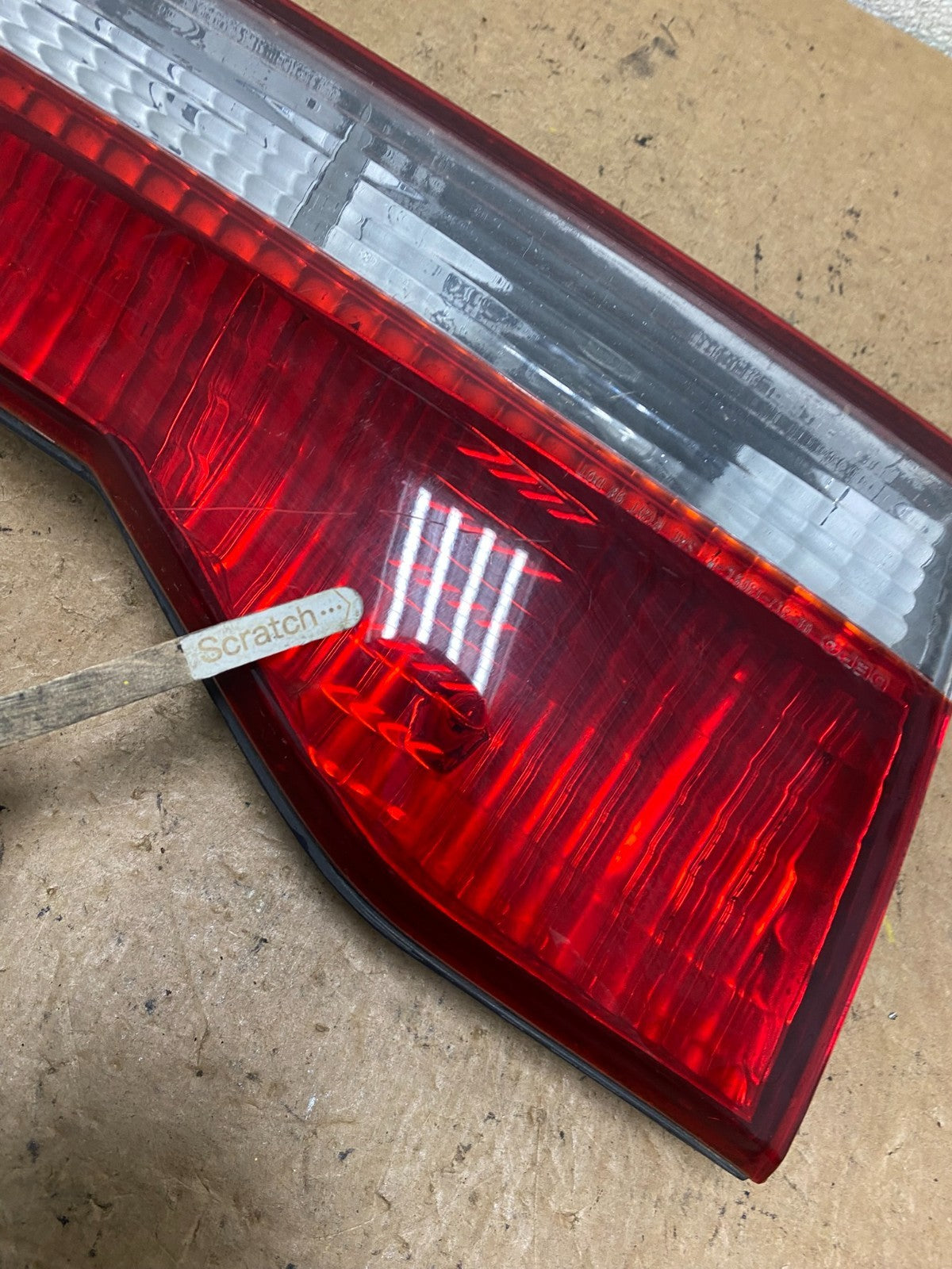 2001 to 2002 Honda Accord Left Driver LH Side Inner Tail Light OEM S9291 DW3