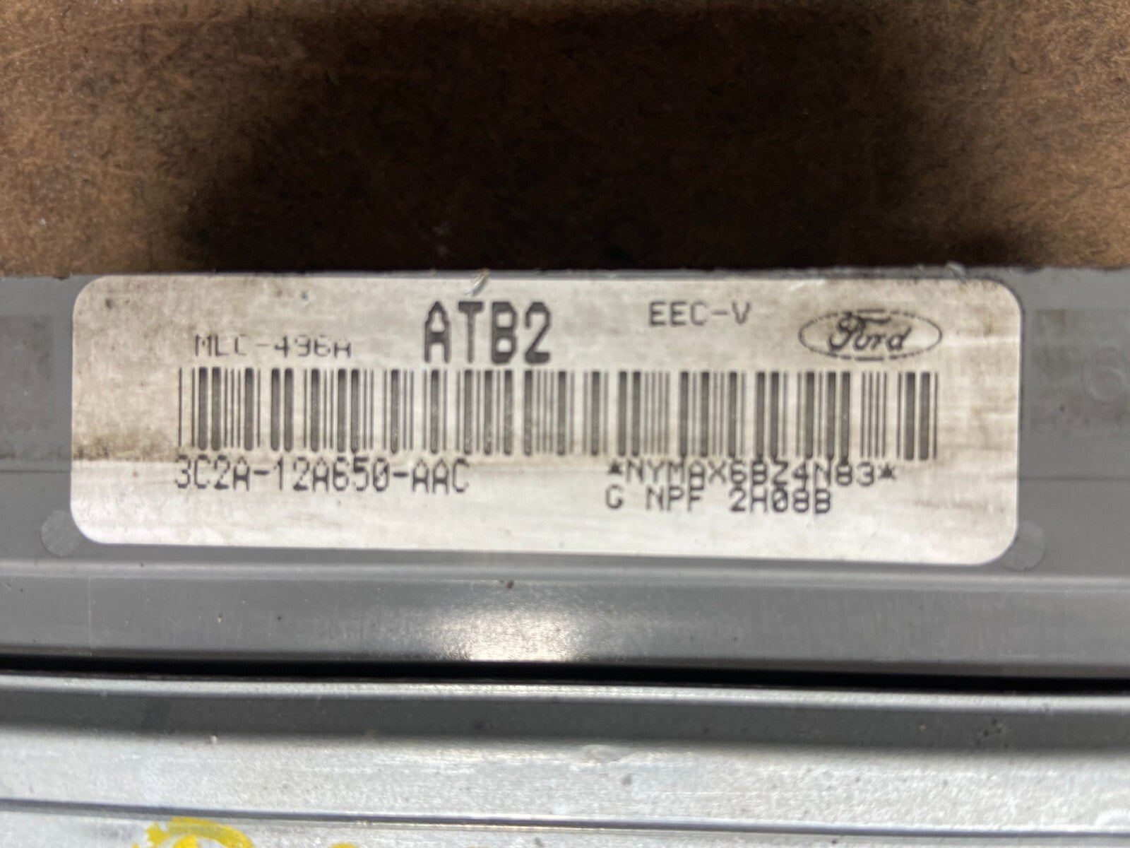 2003 Ford E-Series 4.6L Van Engine Control Computer 3C2A-12A650-AAC M5201 DG3