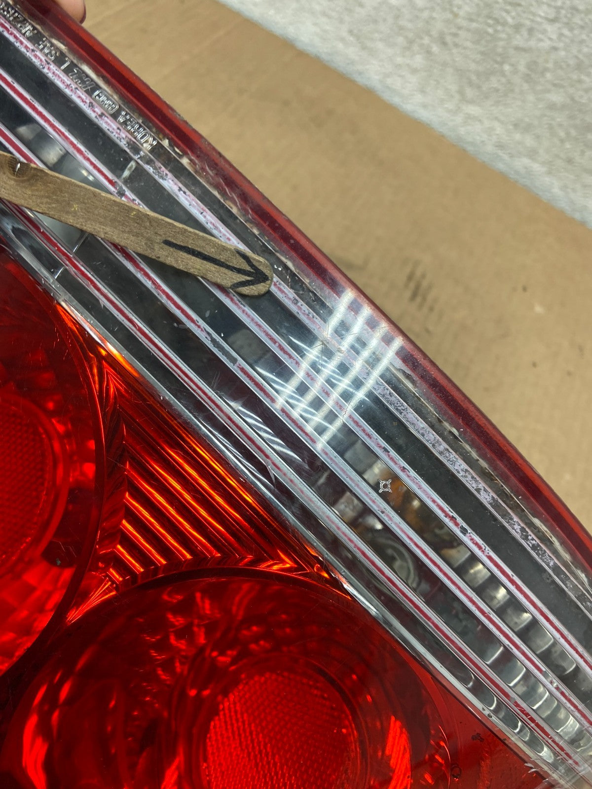 2002 to 2005 Hyundai Sonata Left Driver Lh Side Tail Light AI8492 LK4