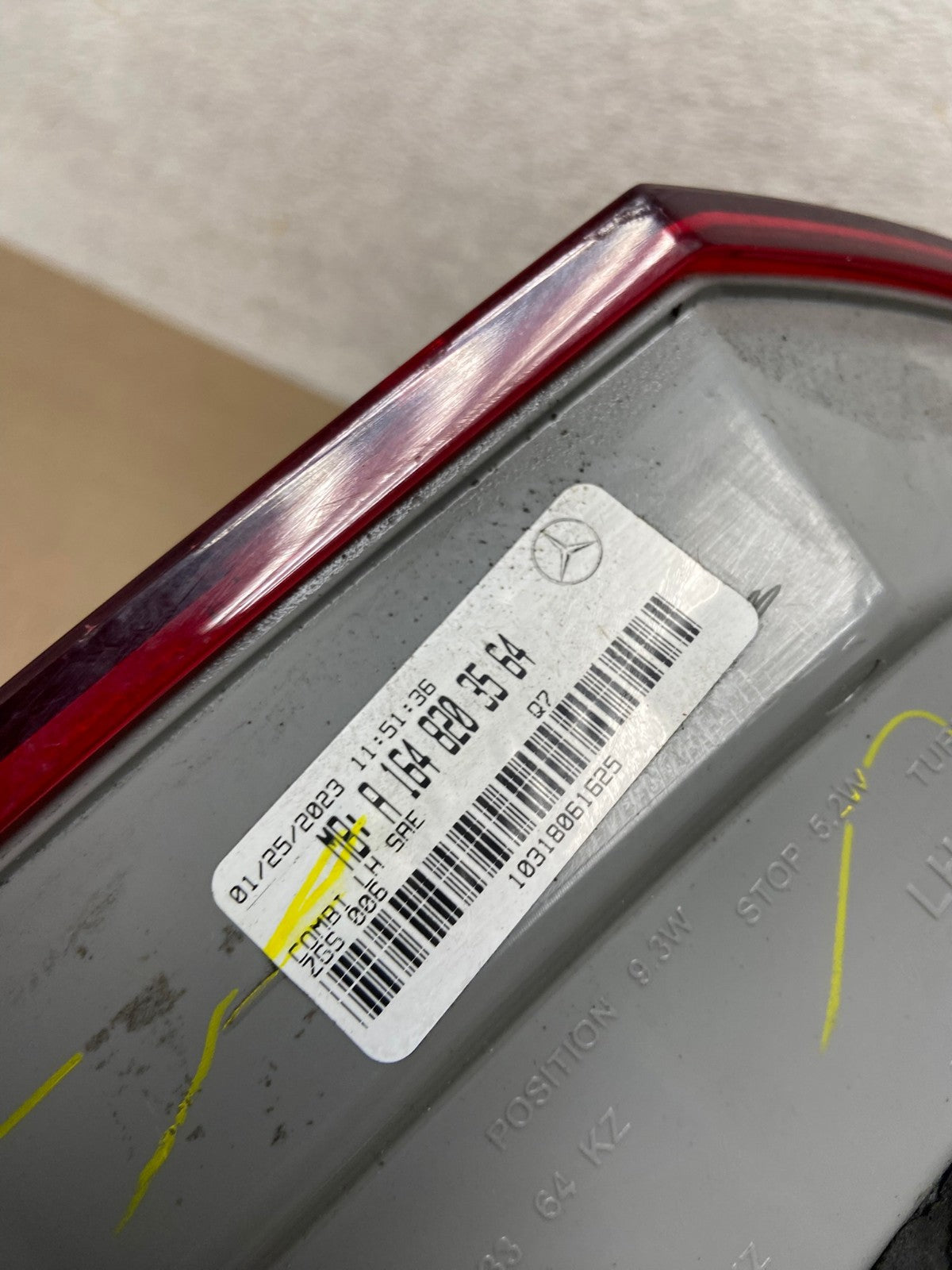 2010 2011 2012 Mercedes GL-Class GL450 Left Driver LED Tail Light AI2454 LK6