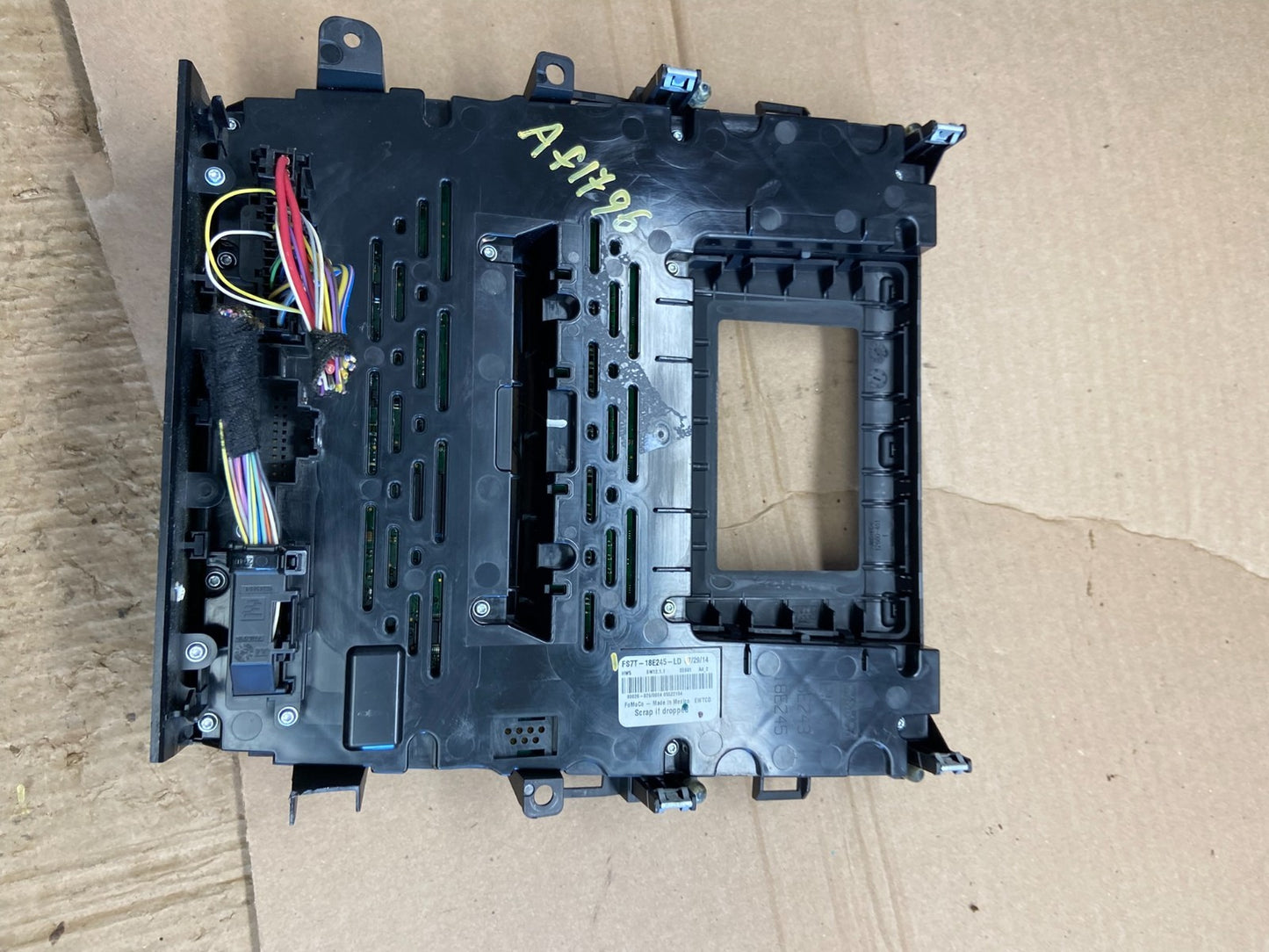 2013 to 2015 Ford Fusion Radio Climate Control A/C Control af1796 DG4