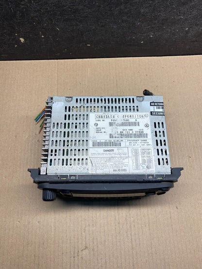 2002 to 2007 Jeep Dodge Chrysler Radio Stereo AM FM Cassete AI5321 PS3