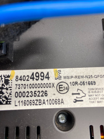 2016 2017 Chevrolet Malibu Display Dash Screen Radio Information AE1814 DG6