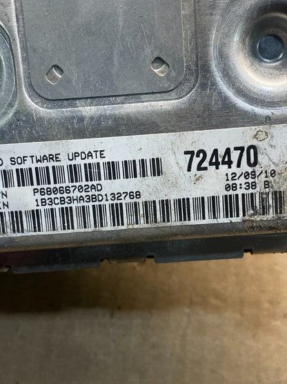 2011 Jeep Compass Patriot PCM ECM ECU Engine Computer Module AH3314 DW2
