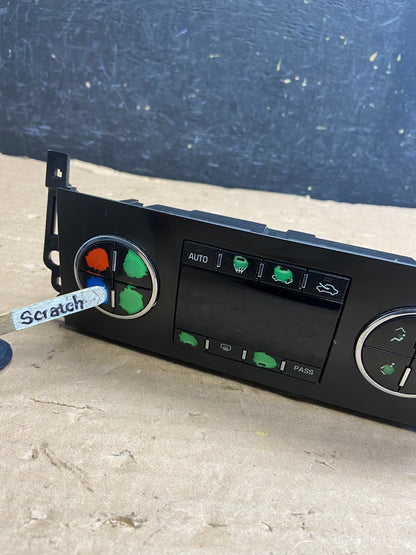 2007 to 2011 Cadillac Escalade AC Heater Climate Control Panel AF2590 DG3