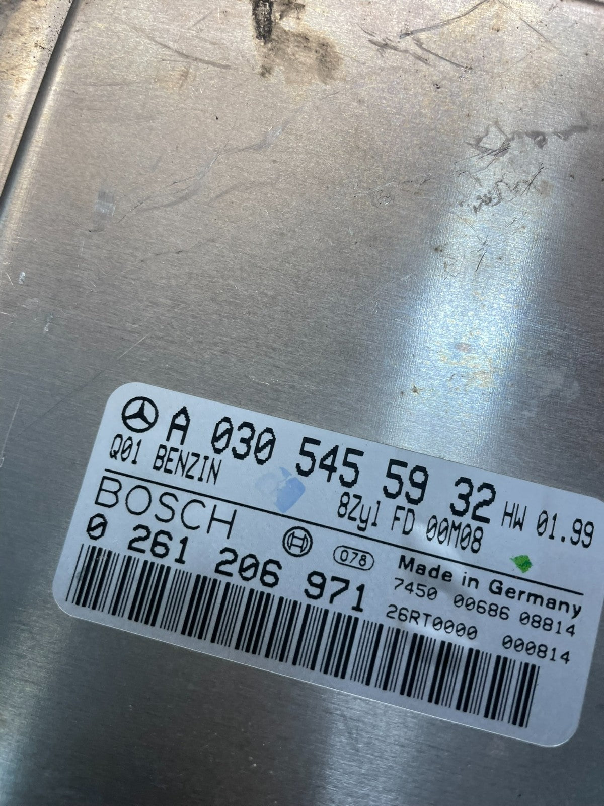 2000 to 2002 Mercedes CL500 ECU ECM Engine Control Module Unit OEM X8592 G3