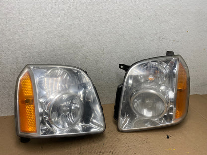 2007 - 2014 GMC Yukon Halogen Headlights Left+Right Side Set Q1717 DW0