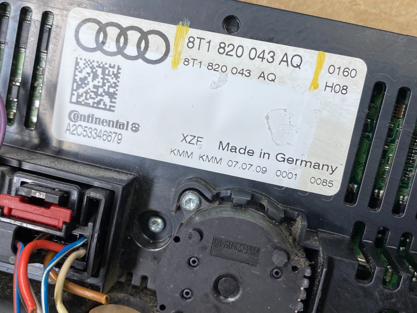 2009 - 2012 Audi A4 A5 Front Heater AC Climate Control Panel Oem z4461 DG5