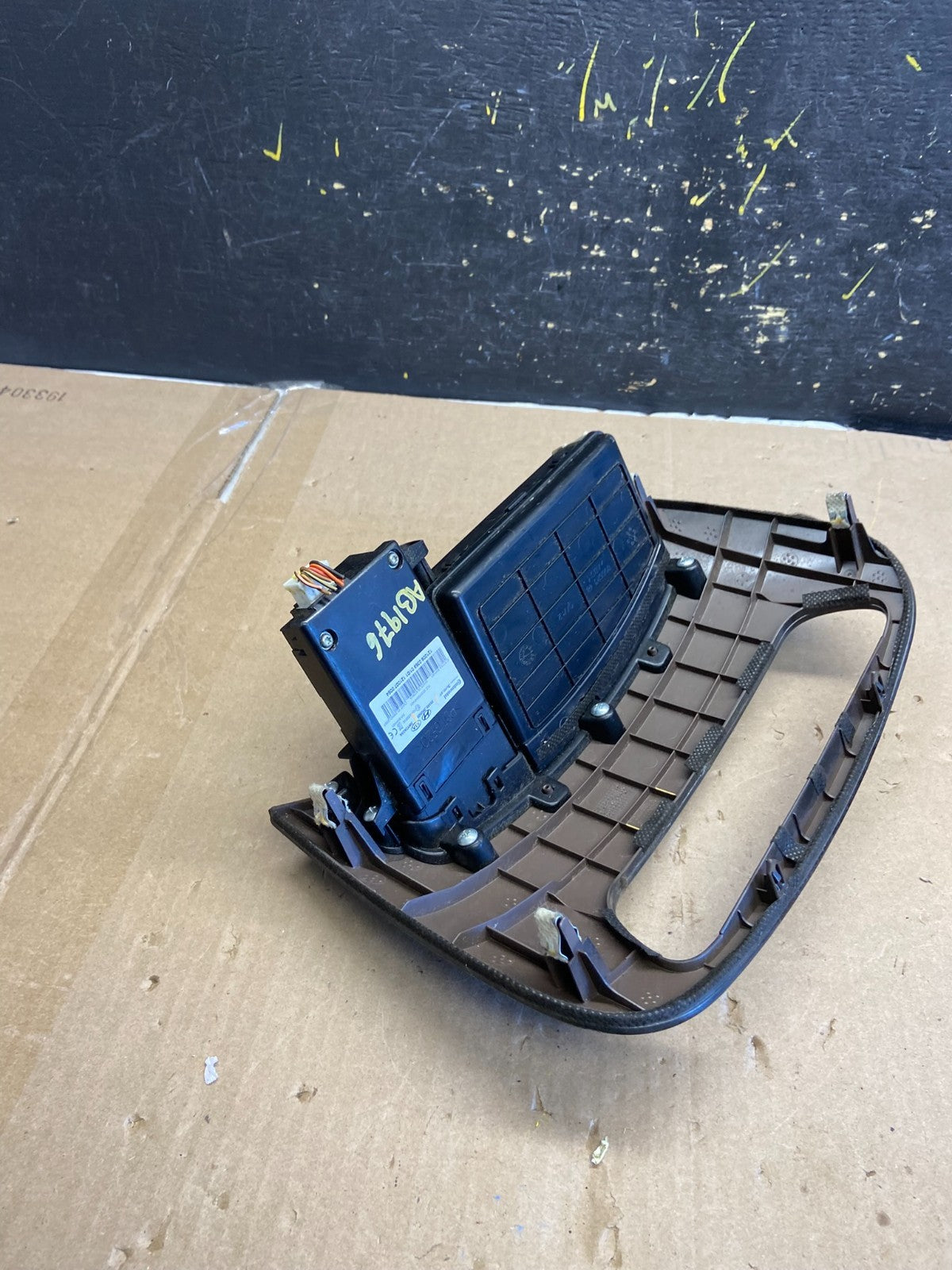 2009-2013 Hyundai Genesis Dash Center Console Storage Trim Bezel Wood AB1976 DG5