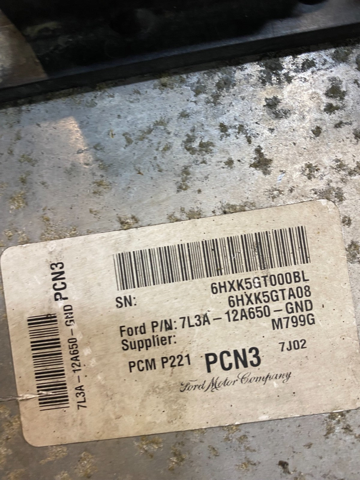 2007 2008 Ford F-150 F150 5.4L Engine Control Unit ECU Computer Module w4305 DG3