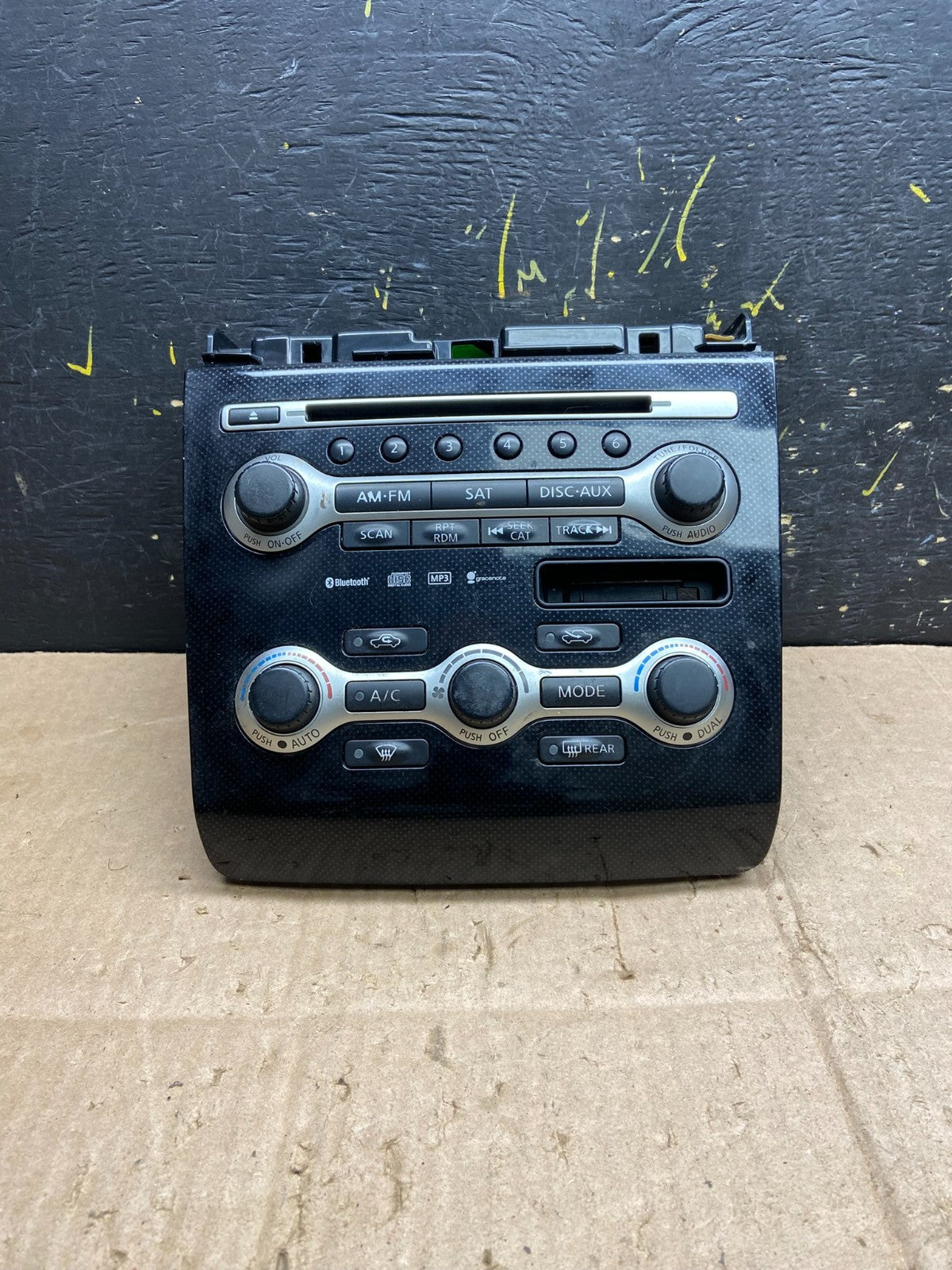 2008 - 2010 Nissan Maxima Radio Panel Climate Control Bezel Trim OEM AB1786 DG0