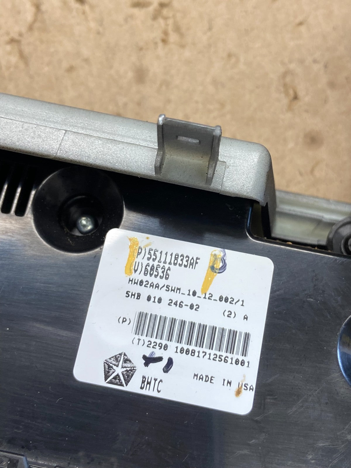 2011-2013 Jeep Grand Cherokee Center Radio Climate Control Bezel Vent ab2267 DG5