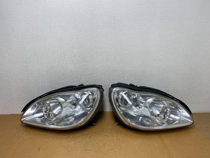 Halogen 2003-2006 Mercedes S-Class Lef+Right Side Headlights AD9160 DW0