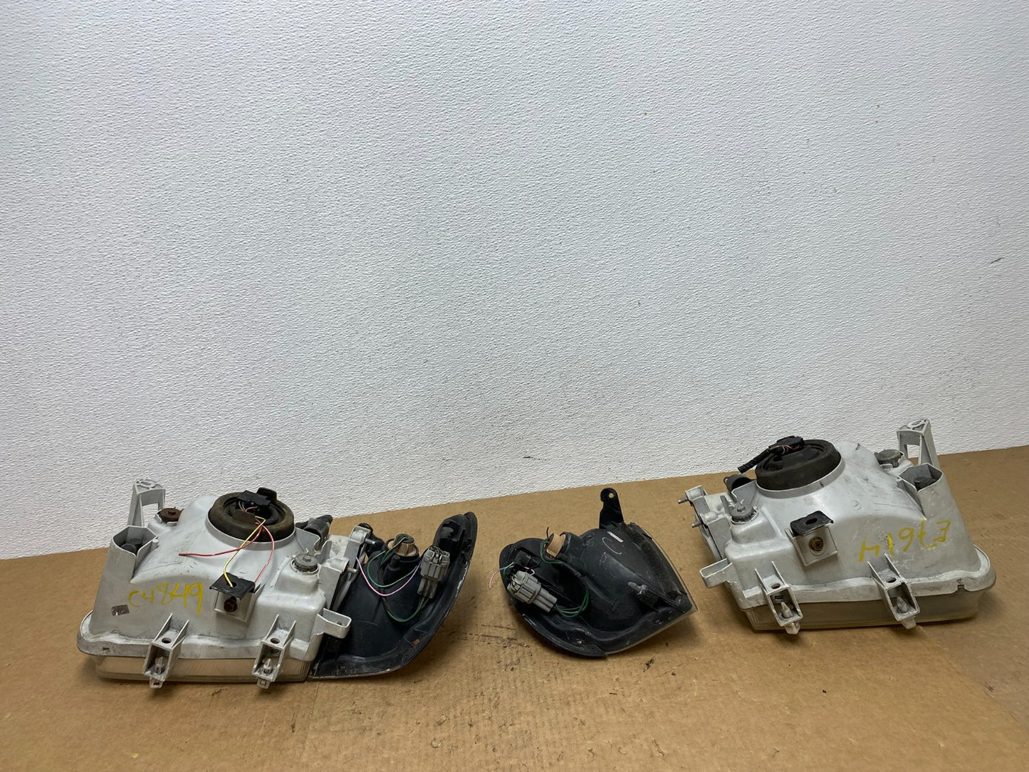 1999-2004 Nissan Pathfinder Left+Right Side Set Halogen Headlights Oem AC3302 DW9