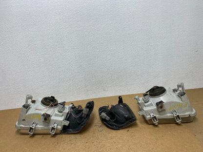1999-2004 Nissan Pathfinder Left+Right Side Set Halogen Headlights Oem AC3302 DW9