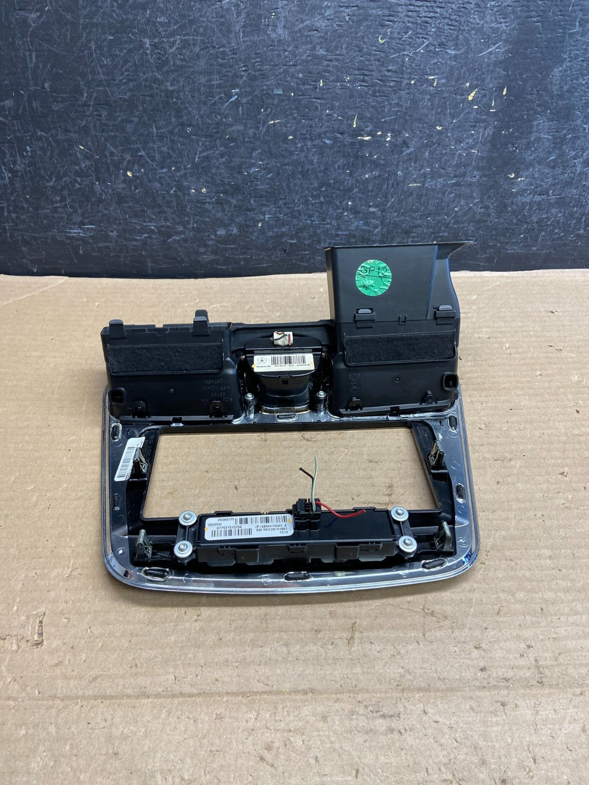 2011-2014 Chrysler 200 Dash Radio Bezel Trim Clock Hazard Bezel AH3644 DG3