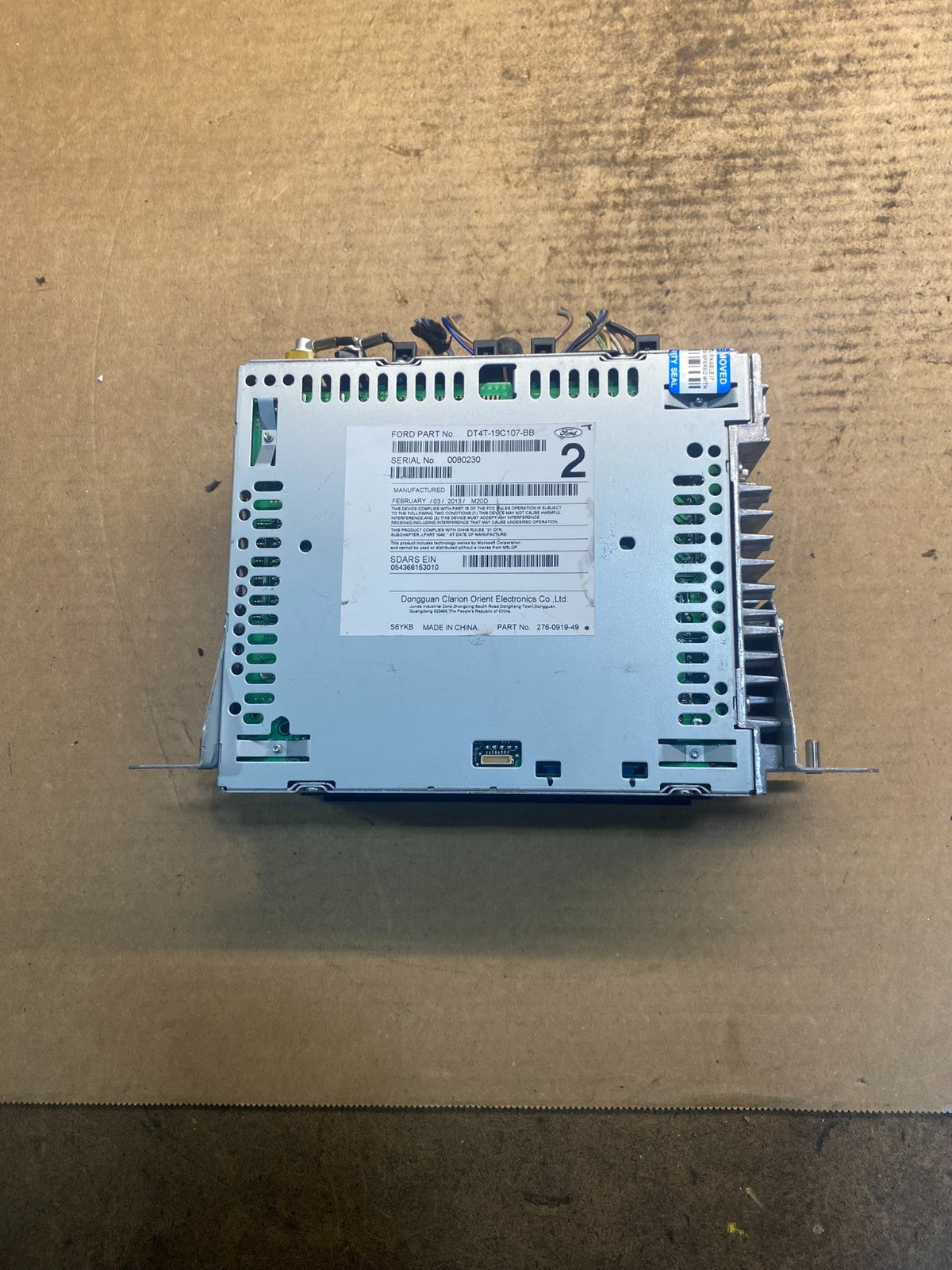 2013 to 2014 Ford Edge AM/FM Radio Reciever OEM aa1783 DG4