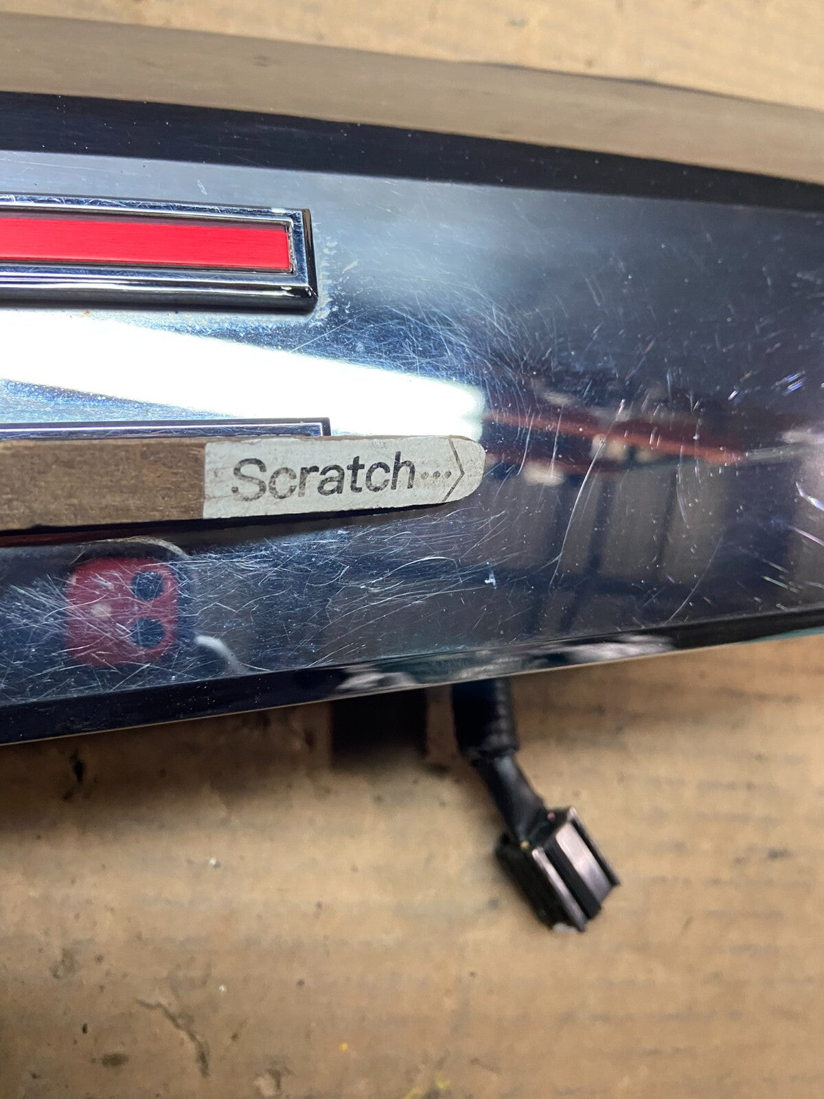 2011-2015 GMC Terrain Tailgate Liftgate Chrome Molding with Camera Oem i30335