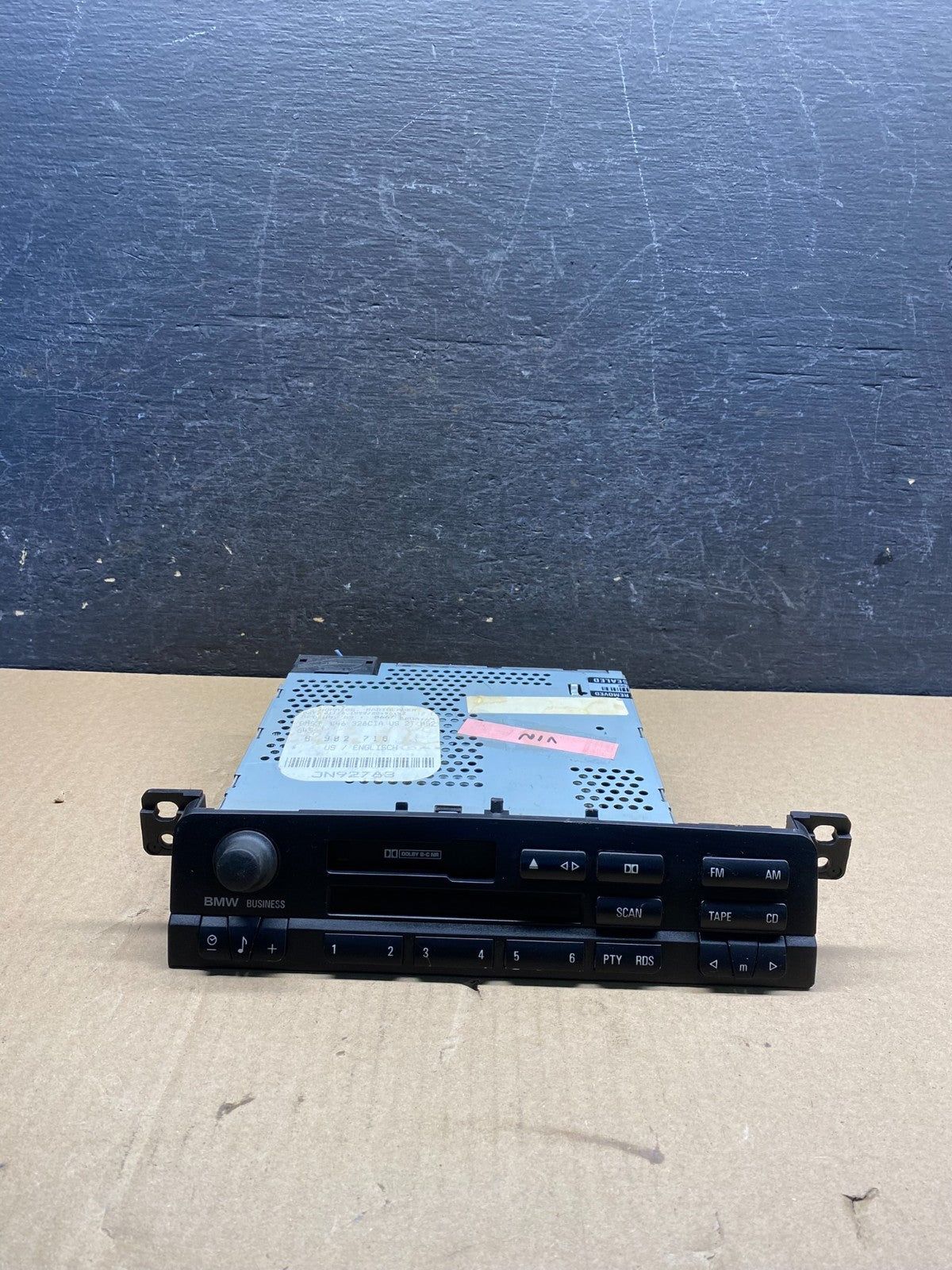 1999 - 2000 BMW 323i Stereo Radio AM FM Cassette AH7407 DG0