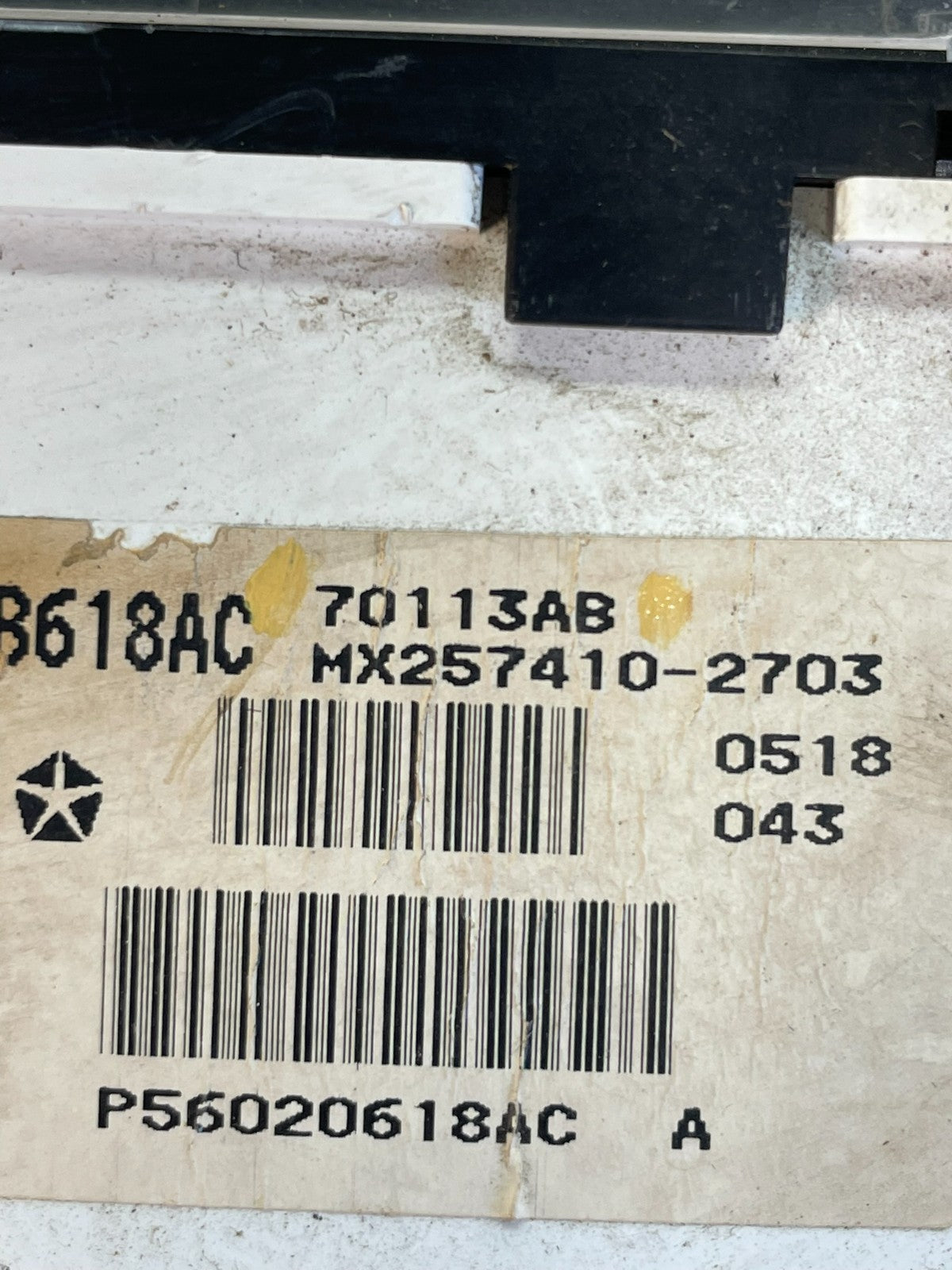 2000-2001 Dodge Ram 1500 Instrument Speedometer Gauge Cluster AG0706 DW9