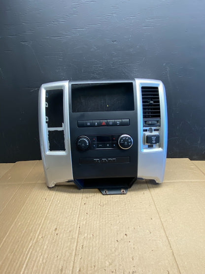 2009 to 2012 Dodge Ram 1500 Center Dash Radio Screen Climate Panel ac9404 DG1