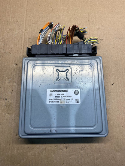 2007 to 2014 BMW X5 ECM ECU Engine Control Computer Module 7594483 AE7544 DW0