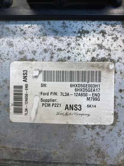 2006 Ford Van E150 E250 4.6L Engine Control Module  ECU 7l3a-12a650-en AC0815 DG2