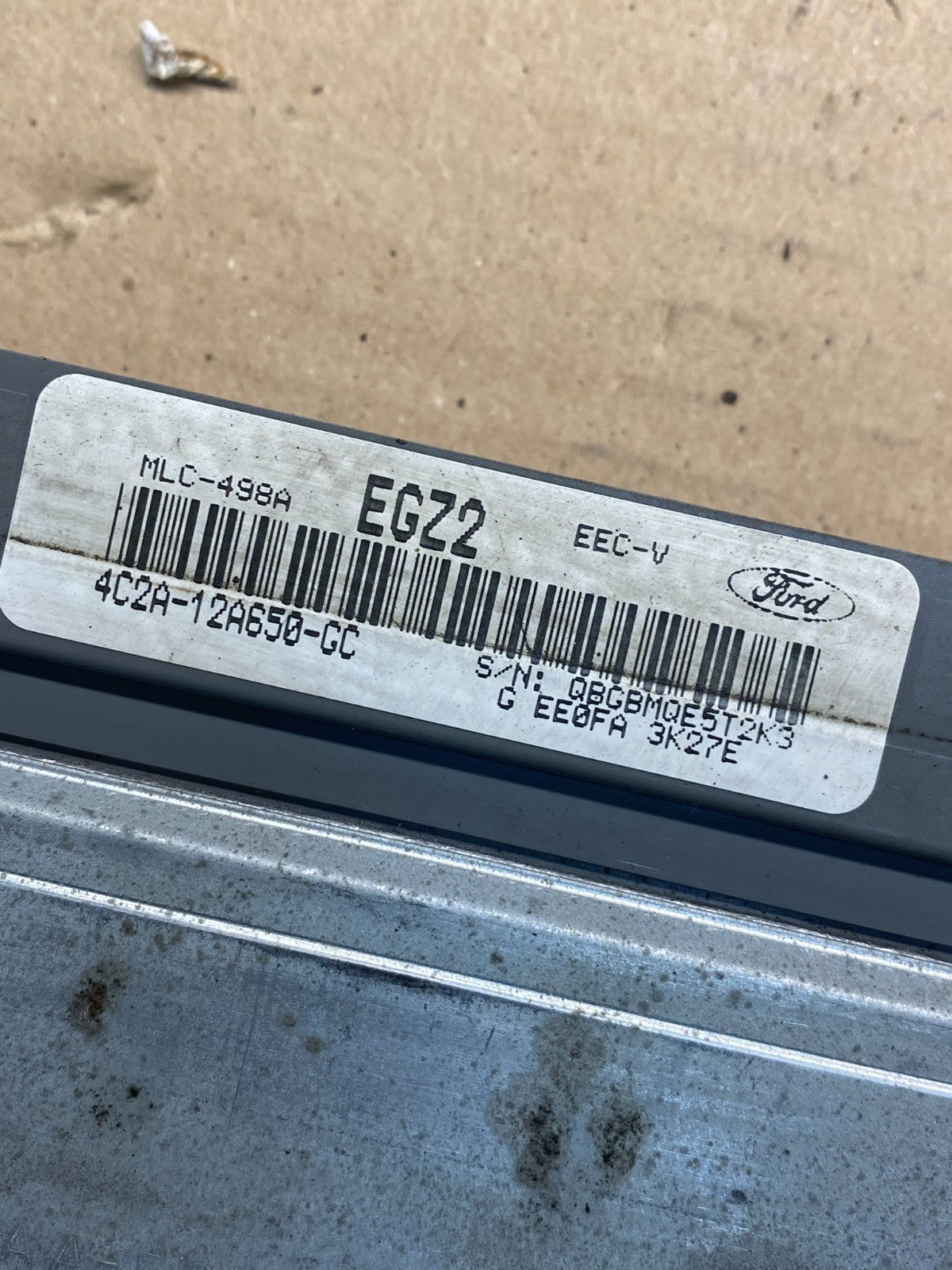 2004 Ford Van E250 E350 5.4L Engine Control Module ECU 44C2A-12A650-GC ah9565 DG2