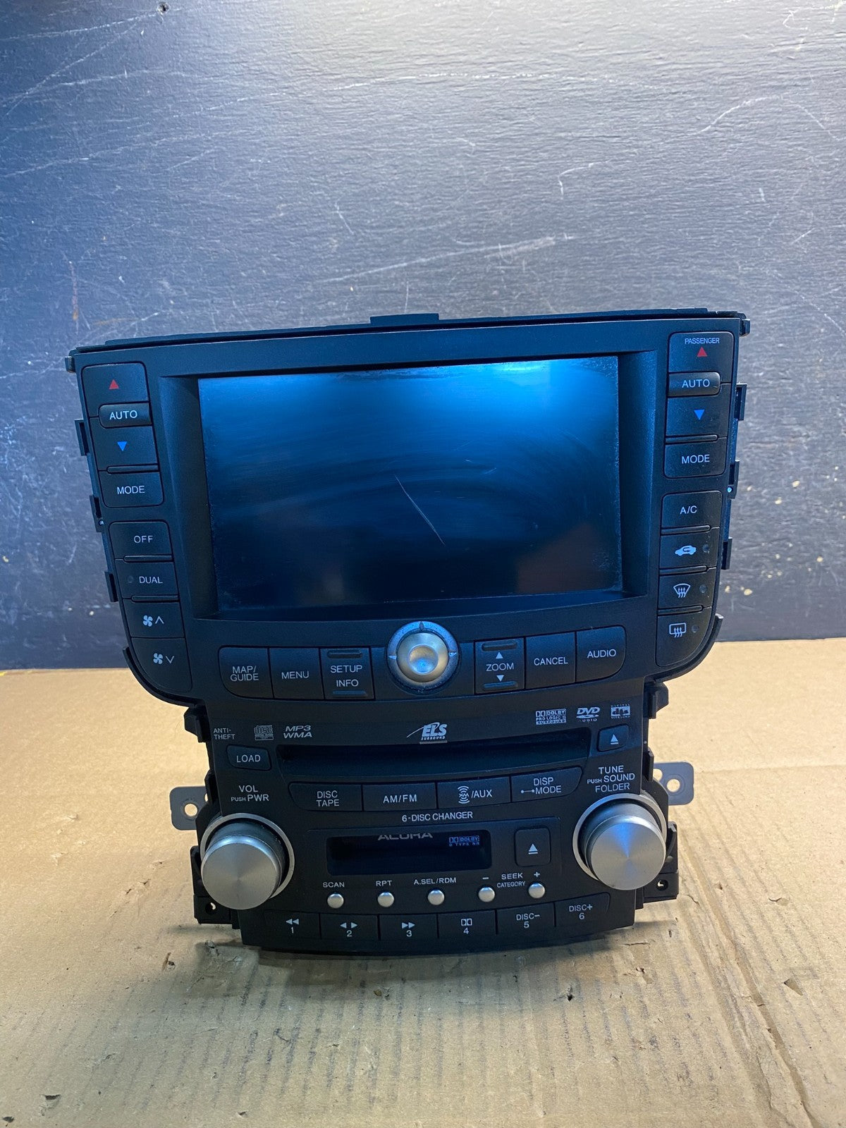 2007 2008 Acura TL Screen Display Navigation Radio Climate Control OE AA7325 DG0