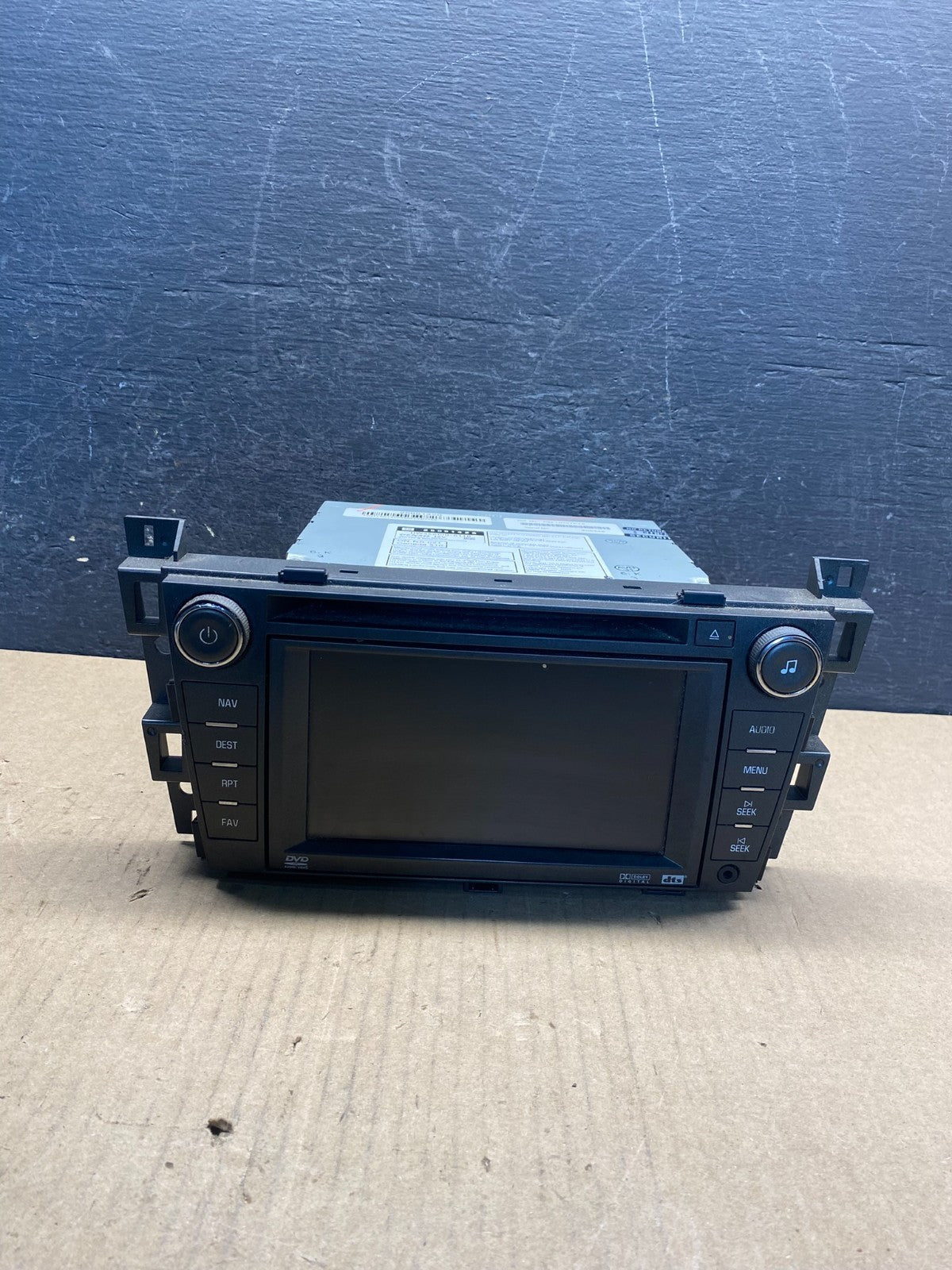 2008 to 2012 Cadillac SRX CTS Audio Radio Screen Display Player AG5995 DG0