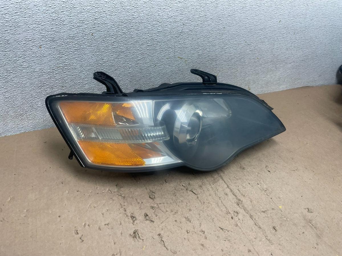 2006 to 2007 Subaru Legacy Right Passenger RH Side Black Headlight Q5239 DW2