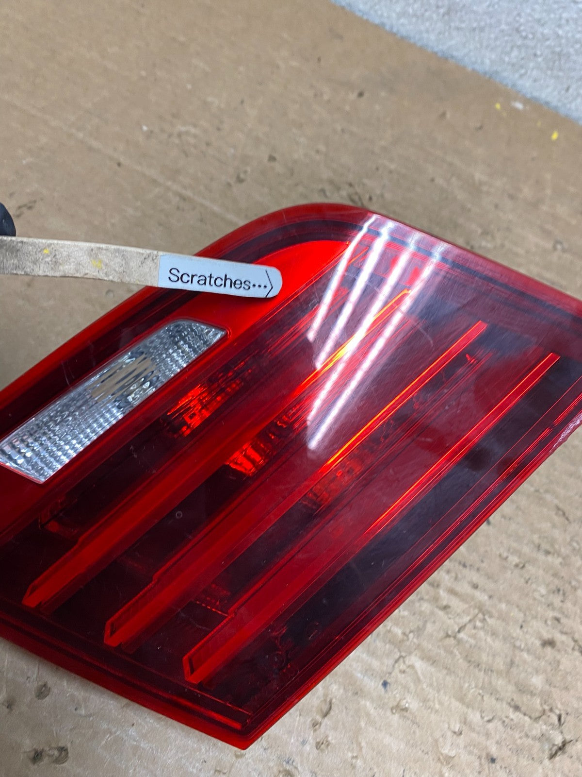 2011-2013 BMW 5 F10 Rear Left Driver LH Trunk Inner Tail Light OEM Z2987 PS3